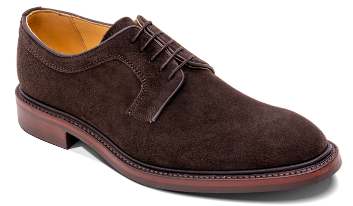 barker Kirkby - Dark Brown Suede