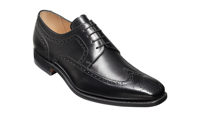 Barker Larry - Black Calf Brogue Derby Shoe