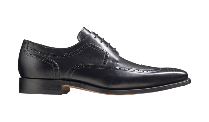 Barker Larry - Black Calf Brogue Derby Shoe