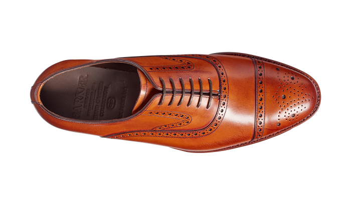 Barker Lerwick - Antique Rosewood Calf Oxford