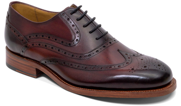 barker Liffey - Hand Brushed Burgundy