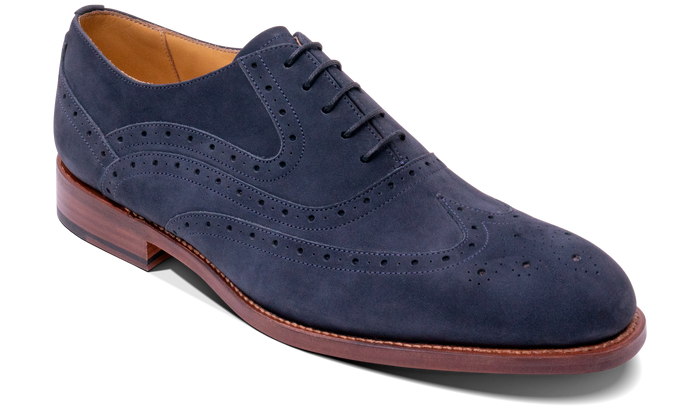 barker Liffey -Navy Nubuck