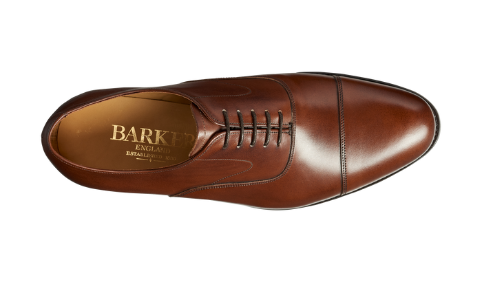 Barker Malvern - Dark Walnut Calf Oxford