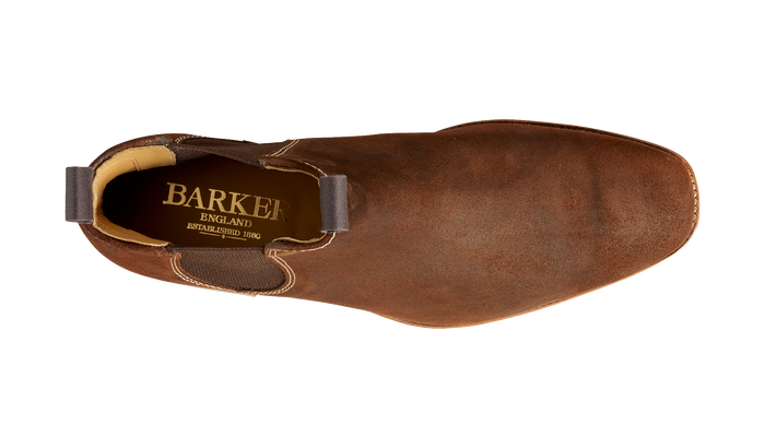 Barker Mansfield - Brown Waxy Suede