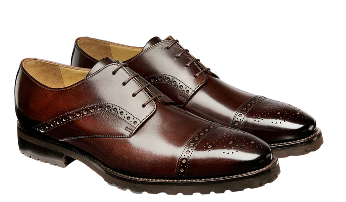 Barker Margate - Chestnut Calf