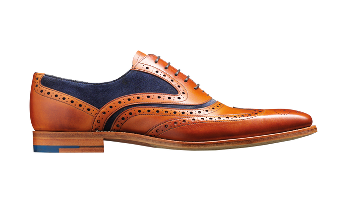 Barker McClean - Cedar Calf / Blue Suede
