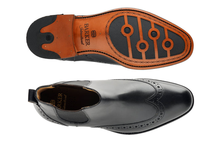 Barker Mersey - Black Calf