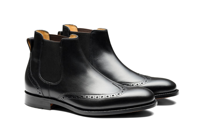 Barker Mersey - Black Calf