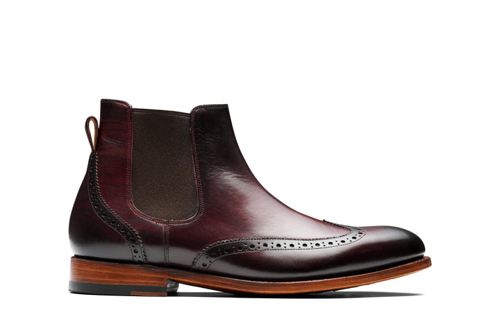 Barker Mersey - Burgundy Hand Patina