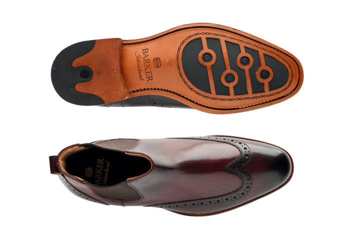 Barker Mersey - Burgundy Hand Patina