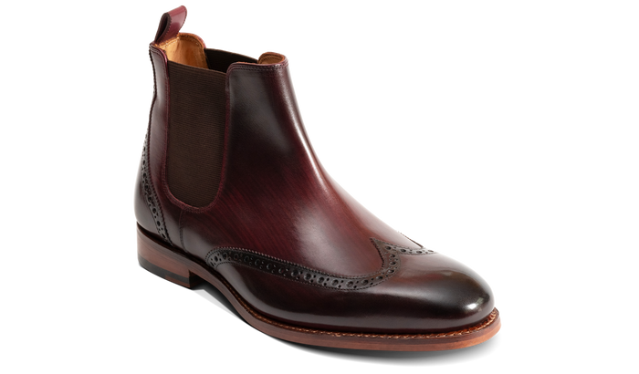 barker Mersey - Burgundy Hand Patina