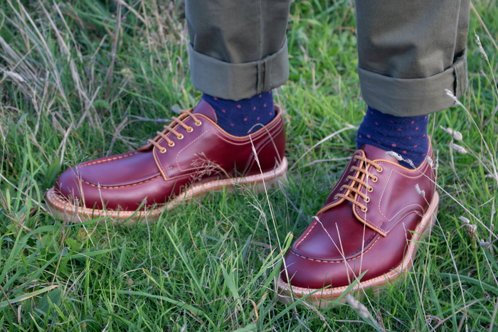 Barker Michigan - Burgundy Waxy Calf