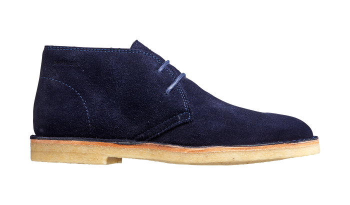 Barker Monty - Navy Suede Boot