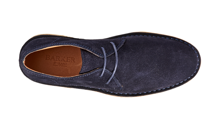 Barker Monty - Navy Suede Boot