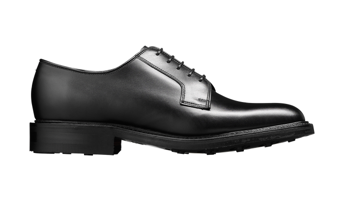 Barker Nairn - Black Calf Mens Derby Shoes