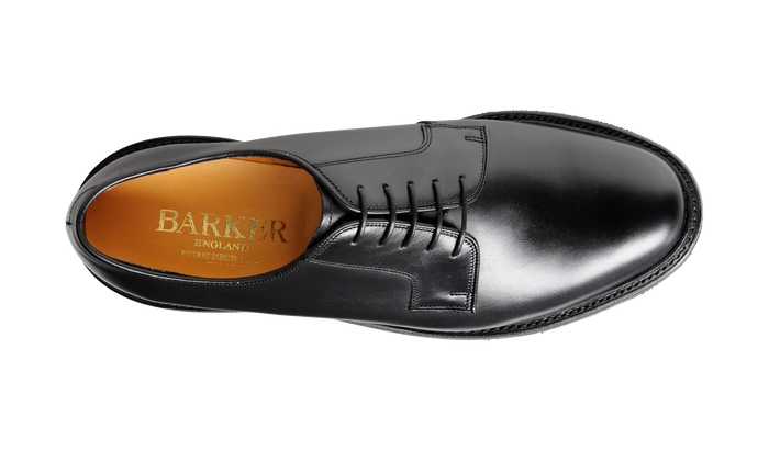 Barker Nairn - Black Calf Mens Derby Shoes