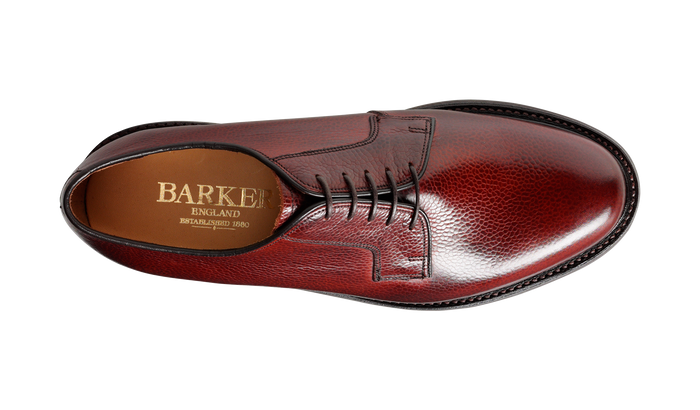 Barker Nairn - Cherry Grain Derby Shoe