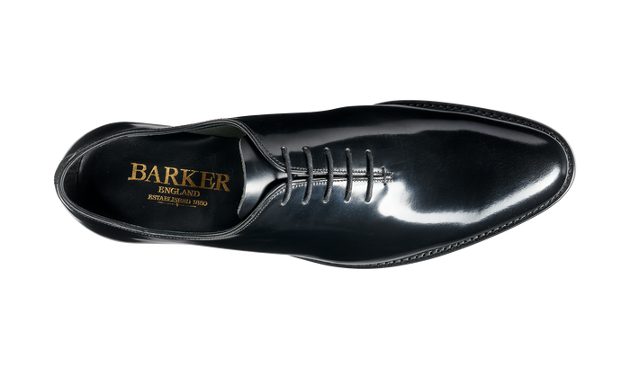 Barker Nelson - Black Hi Shine Oxford Shoe