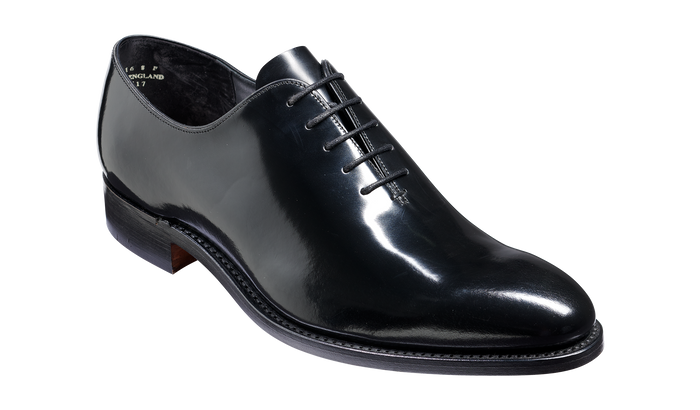 barker Nelson - Black Hi Shine Oxford Shoe