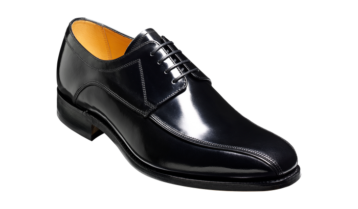 barker Newbury - Black Hi-Shine Derby Shoe