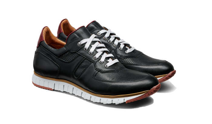 Barker Pace - Preto Black Bordo