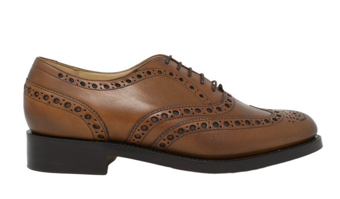 Barker Padstow - Tan Fine Grain