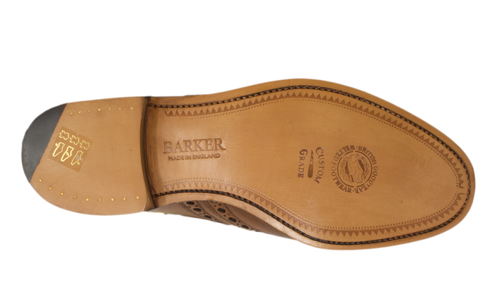 Barker Padstow - Tan Fine Grain