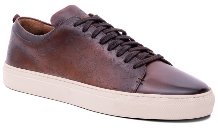 Barker Paisely - Chestnut Hand Painted