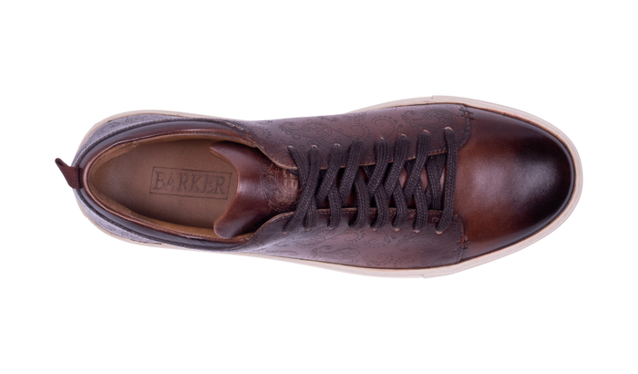 Barker Paisely - Chestnut Hand Painted