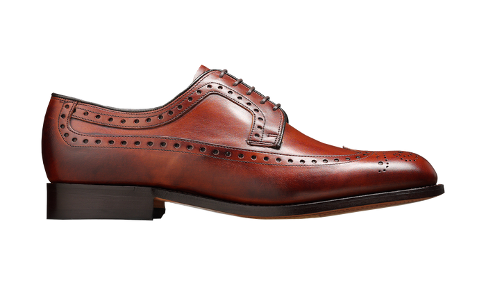 Barker Portrush - Walnut Calf Wingtip Derby