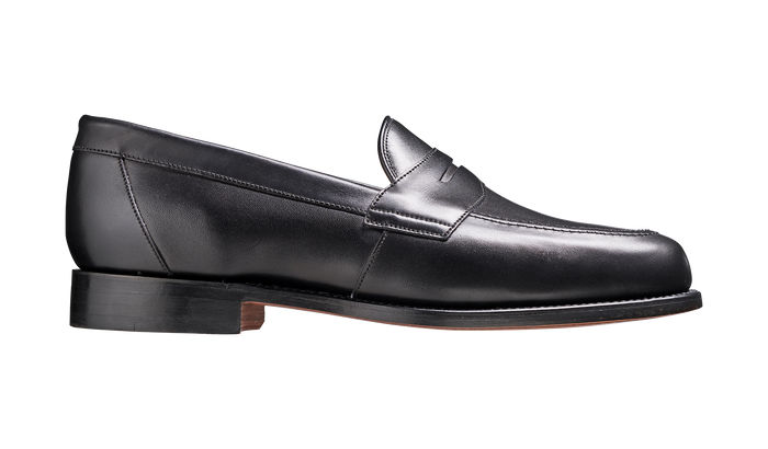 Barker Portsmouth - Black Calf Penny Loafer