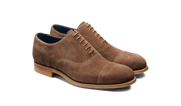 Barker Pullman - Brown Suede