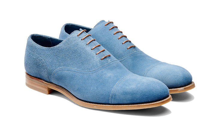 Barker Pullman - Cobalt Suede Suede