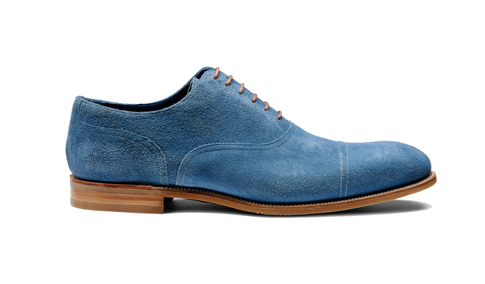 Barker Pullman - Cobalt Suede Suede