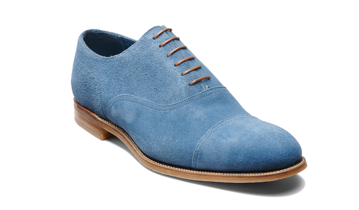 barker Pullman - Cobalt Suede Suede