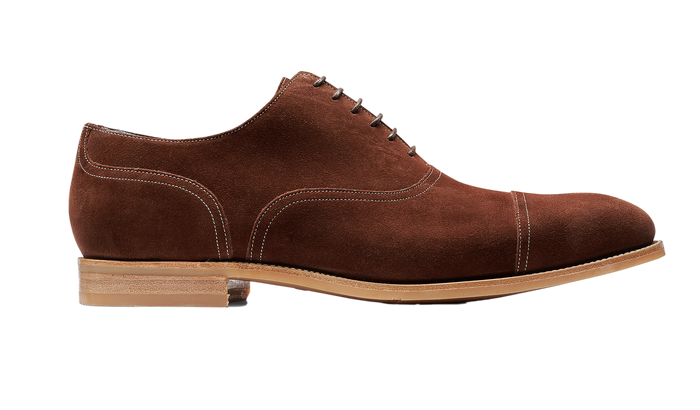 Barker Pullman - Mid Brown Suede