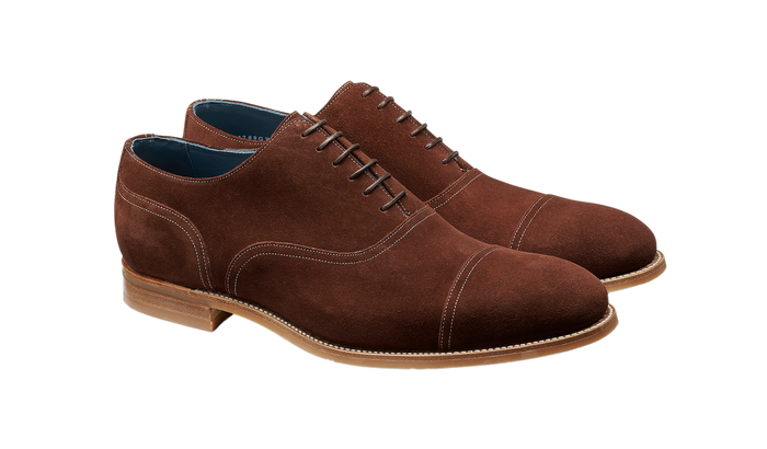 Barker Pullman - Mid Brown Suede