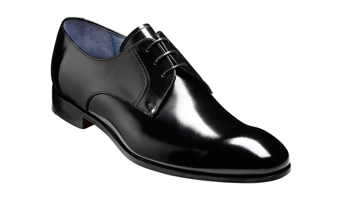 barker Rutherford - Black Hi-Shine Derby