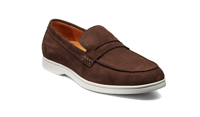 barker Santiago - Coffee Suede White Sole