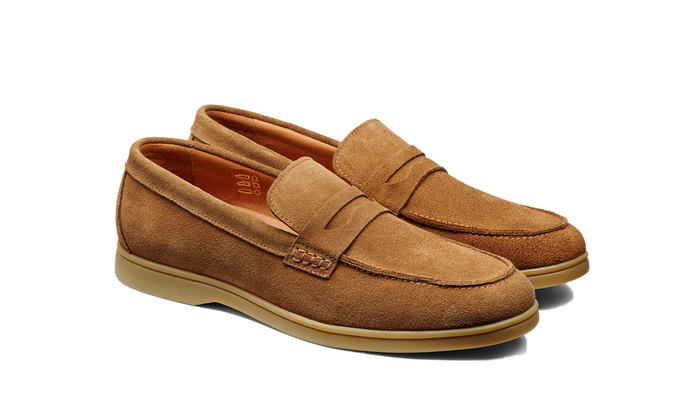 Barker Santiago - Tan Suede Caramel Sole