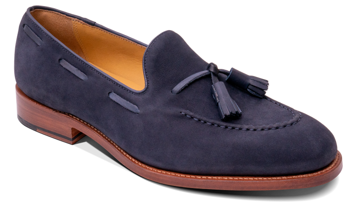 barker Severn - Navy Nubuck