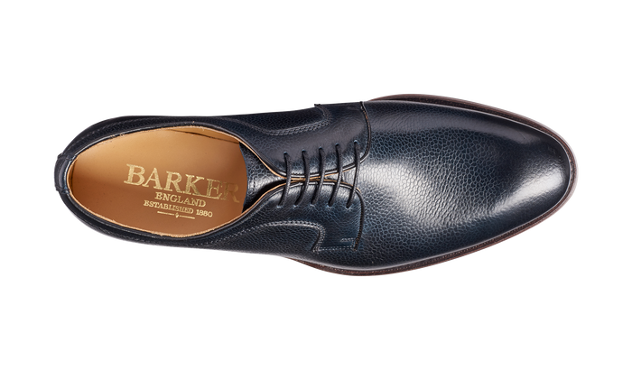 Barker Skye - Navy Grain Derby