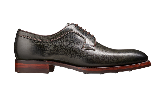 Barker Skye - Olive Green Grain Derby