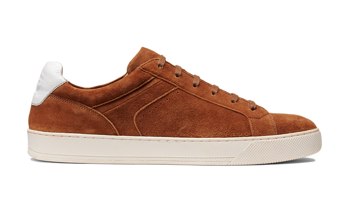 Barker Skylar - Camel Suede White