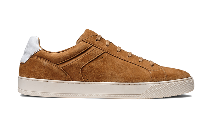 Barker Skylar - Copper Suede White Tab
