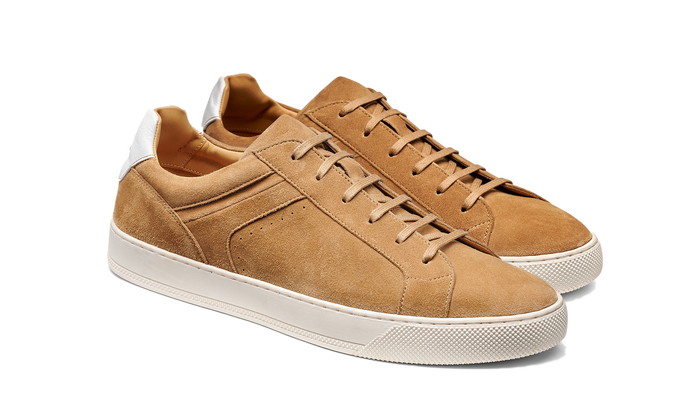 Barker Skylar - Copper Suede White Tab