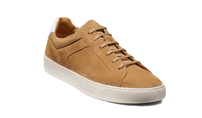 barker Skylar - Copper Suede White Tab