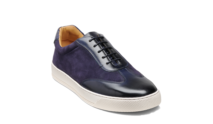 barker Stig - Navy Suede Calf