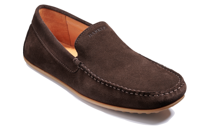 barker Stirling - Dark Brown Suede