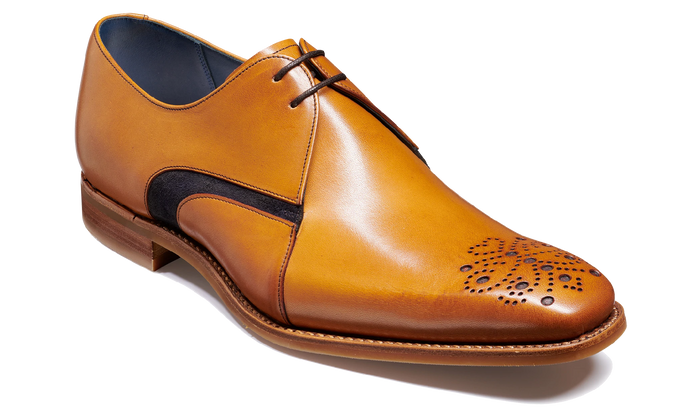 barker Sullivan - Cedar Hand Painted / Navy Suede